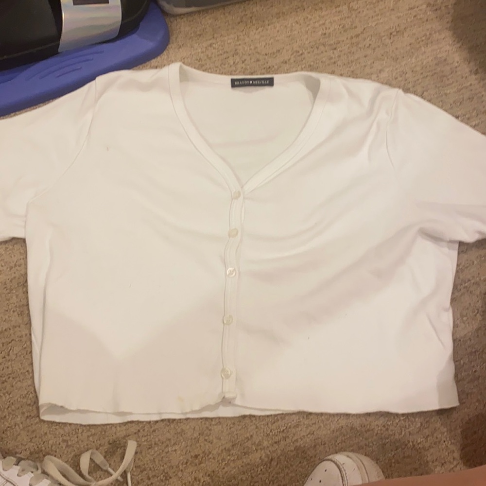 Brandy Melville buttoned short sleeve shirt